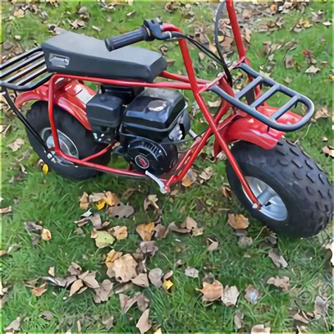 They are four-wheeled models and designed for off-road use. . Used mini bikes